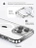 Чехол накладка iPhone 16 Pro 6.3" Gurdini Alba Series Protective with Magsafe Clear