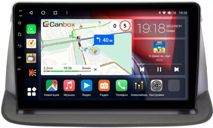 Магнитола для Honda Stepwgn 3 2005-2009 - Canbox 9-618 Qled, Android 10, Быстрая, SIM-слот