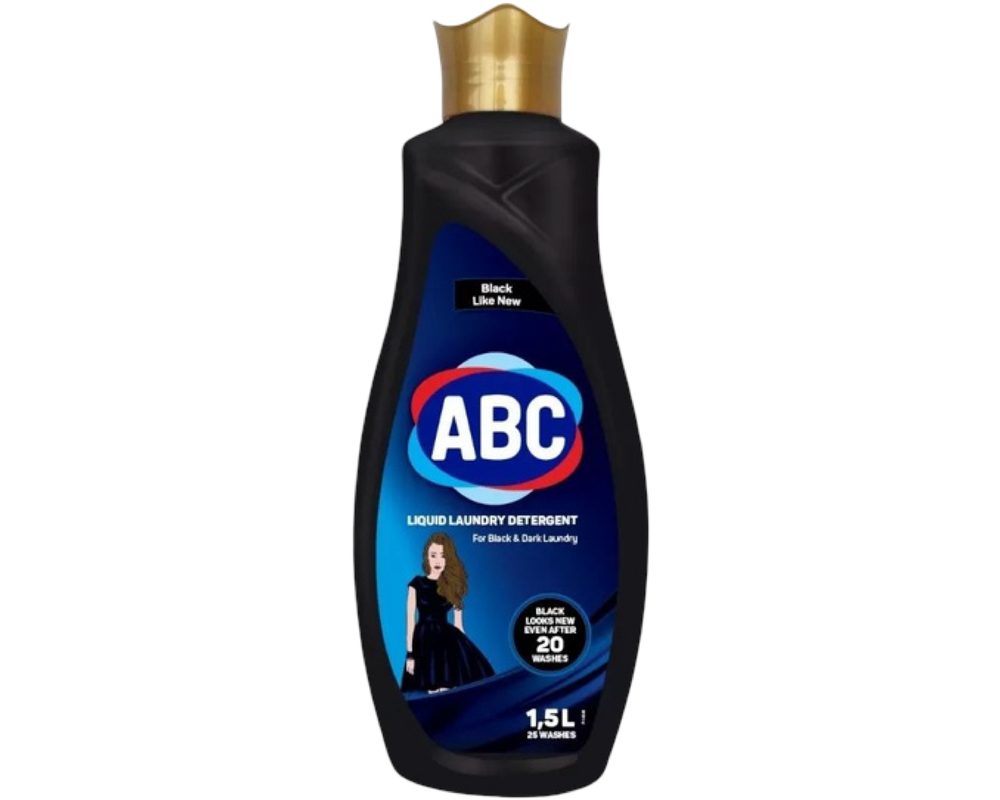 Жидкий Стиральный порошок ABC (для черного) 1,5л
