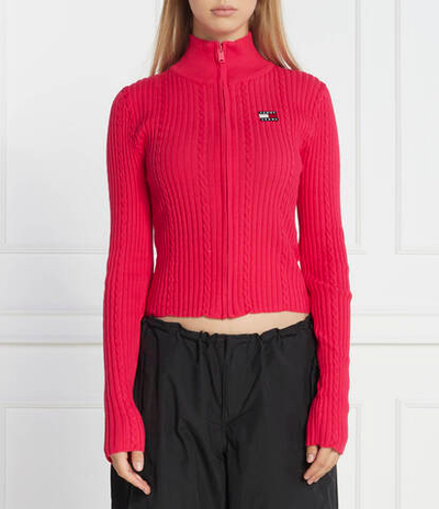 Кардиган Tommy Jeans - розовый(DW0DW16532)