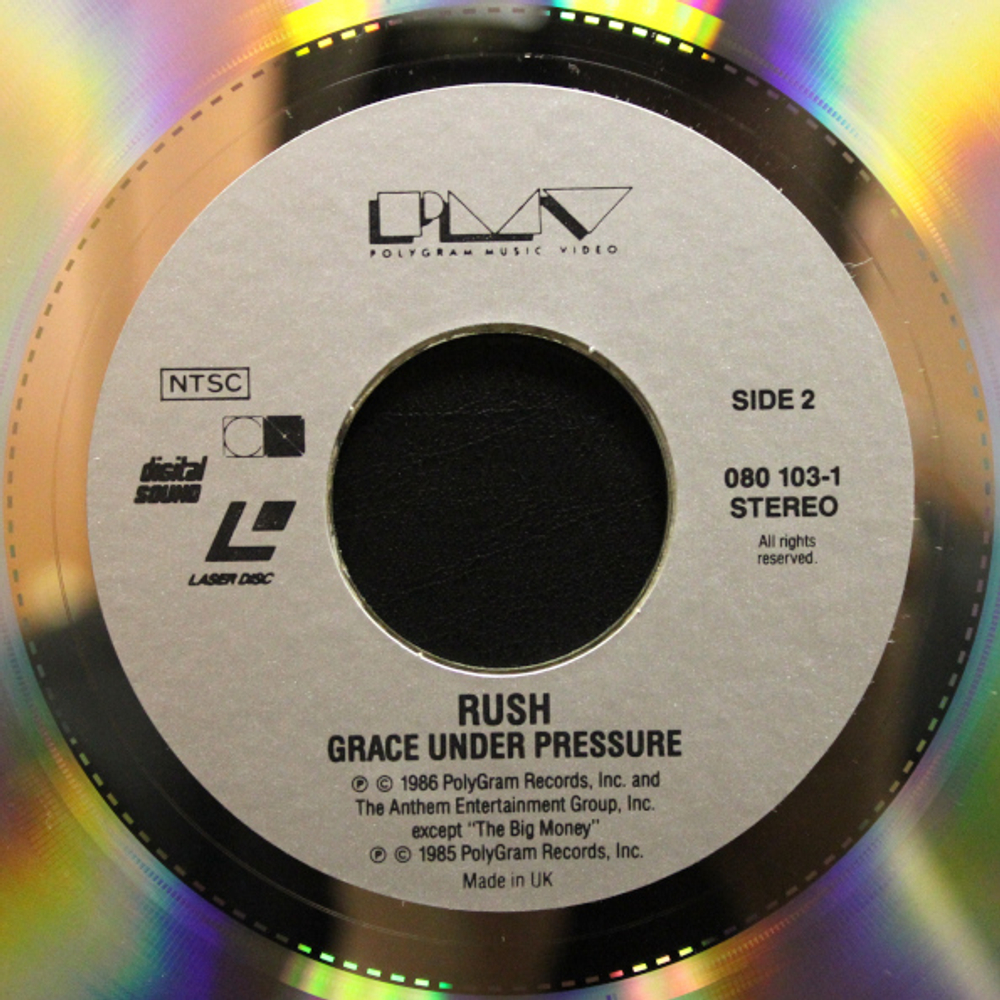 Rush / Grace Under Pressure Tour (LD)