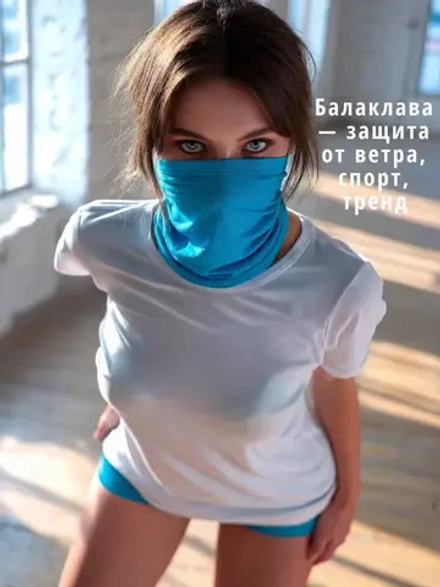 Бандана на резинке косынка летняя повязка