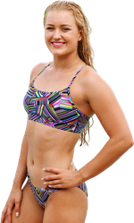 Купальник FUNKITA Top Strip Starps
