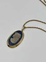 Кулон Wedgwood тёмно-синий