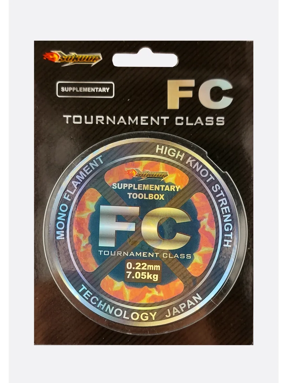 Флюрокарбоновая леска для поводков Сокуда FC 0.22 мм – 100 м