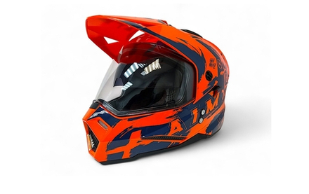 Шлем детский AiM JK802Y Orange/Blue, Y/S