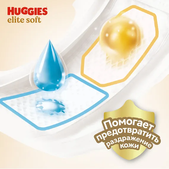 Трусики Huggies Elite Soft 3 (6-11 кг) 72 шт.