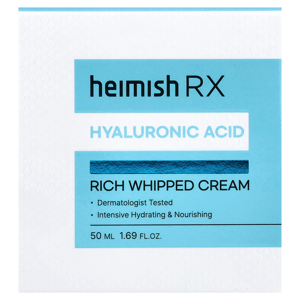 Heimish, RX, взбитый крем с гиалуроновой кислотой, 50 мл (1,69 жидк. унции)