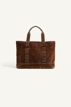 ZARA СУМКА-ТОУТ - LIMITED EDITION, КОРИЧНЕВЫЙ
