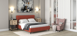 Кровать Ингрид (24) (с.м.160*200) (ТКФ), ЦП 250 Lounge 13, ВариантКроя1
