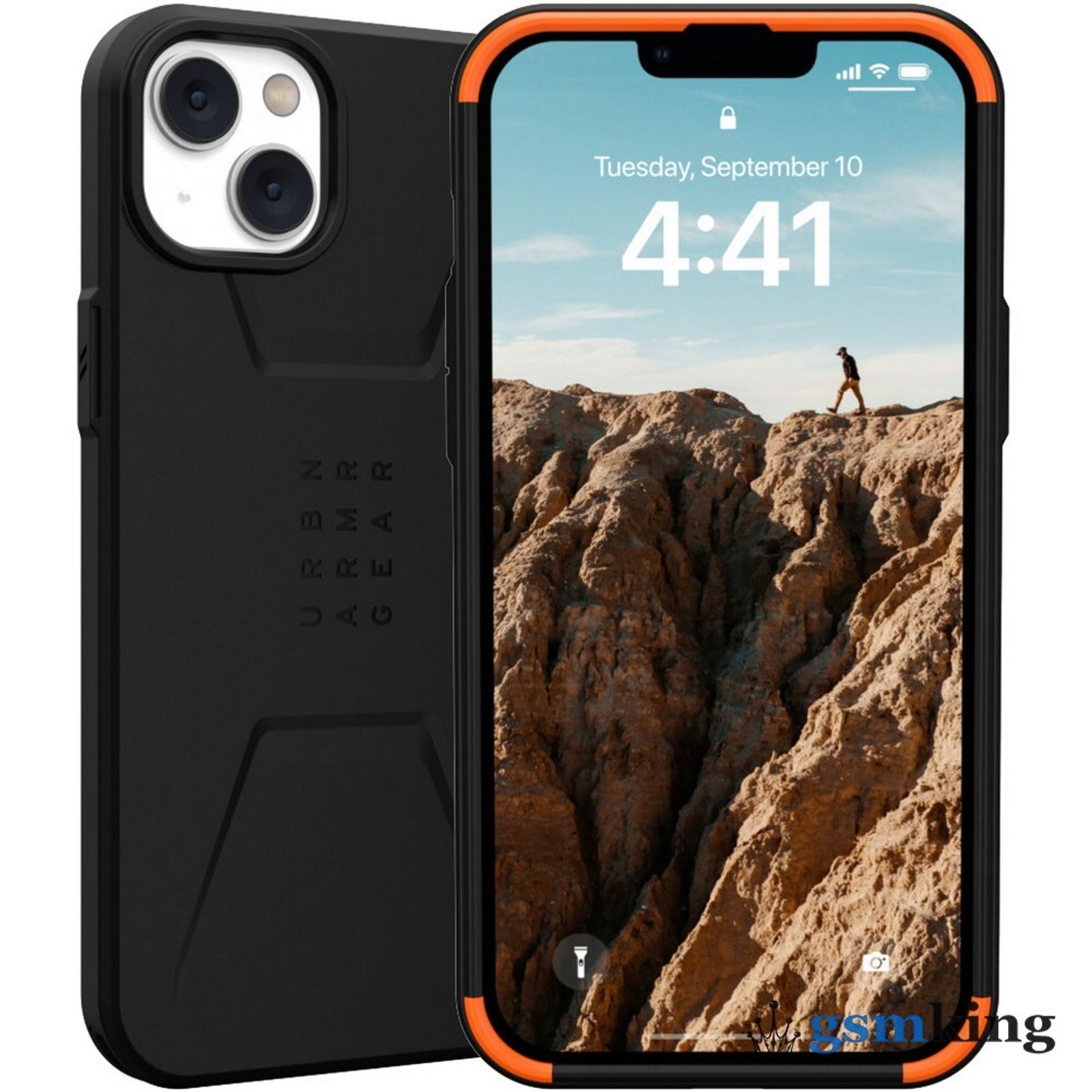 UAG Civilian with MagSafe Series Case for Apple iPhone 14 Plus Black (Чёрный) 114037114040