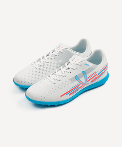 Бутсы многошиповые Evofly TF Talant White/blue