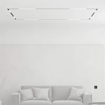 Комплект трековой системы 2м*2м для натяжных потолков SET SMART ZigBee 01 PRO чёрный Smart One Denkirs