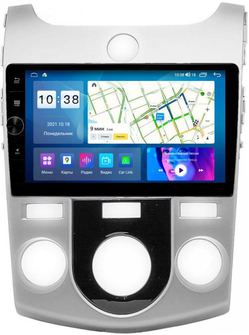 Магнитола для KIA Cerato 2 2008-2013 (кондиционер) - Parafar PF279-ACLHDAV на Android 12, Быстрая, CarPlay, 4G SIM-слот