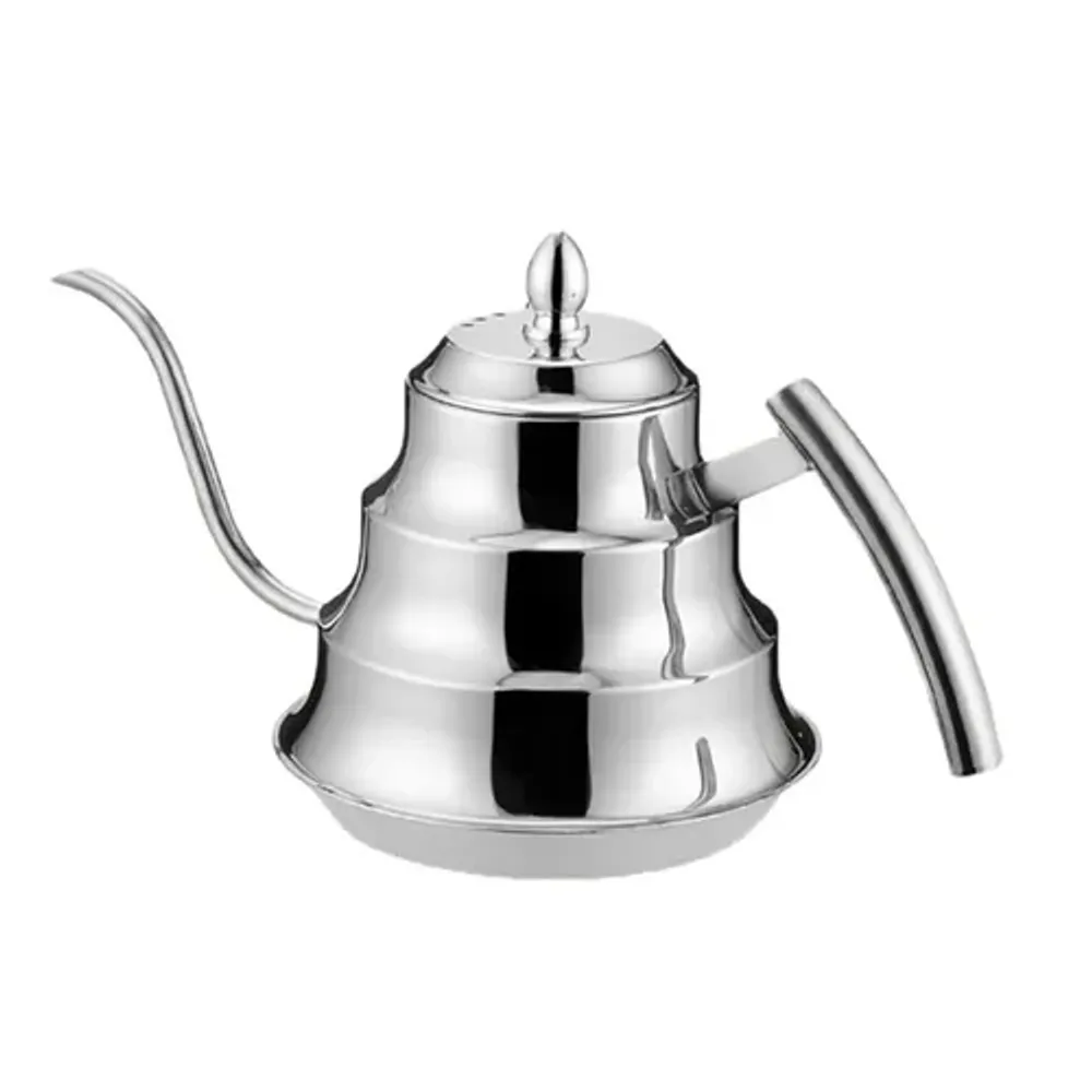 Кофейник чайник 1200 мл Бариста d 15/11,8 см h15,5 см нерж. цвет хром P.L. Proff Cuisine