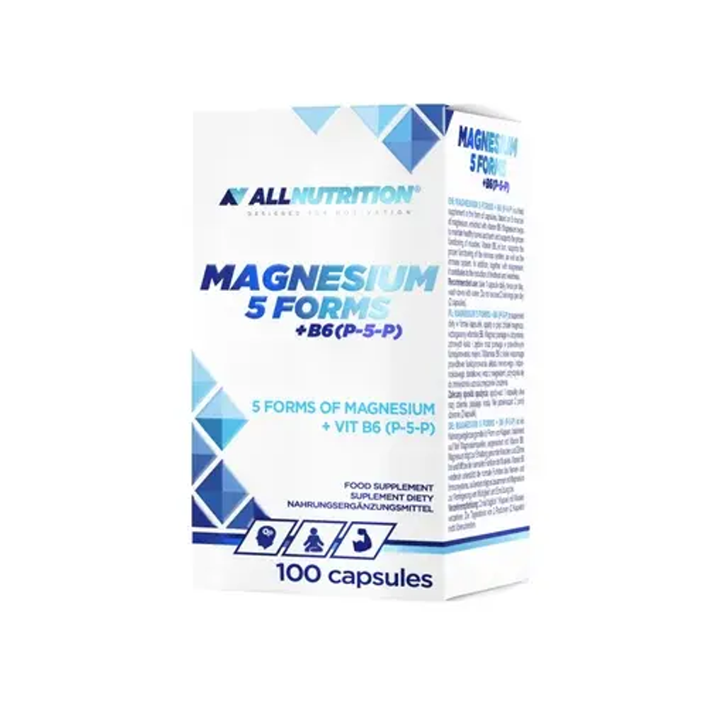 Allnutrition Магний 5 Форма + Витамин B6 - 100 капсул