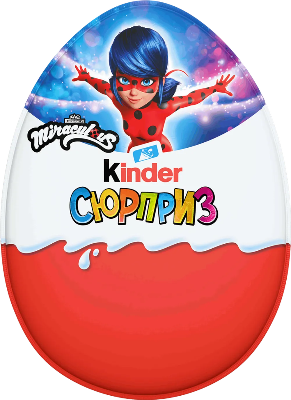 Яйцо Kinder сюрприз Макси Леди Баг и Суперкот 220гр