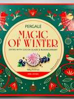 Pergale Зефир с шоколадной глазурью MAGIC OF WINTER со вкусом черной смородины, 158 г