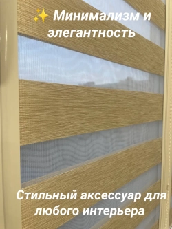Рулонные шторы День-Ночь 65х120 см