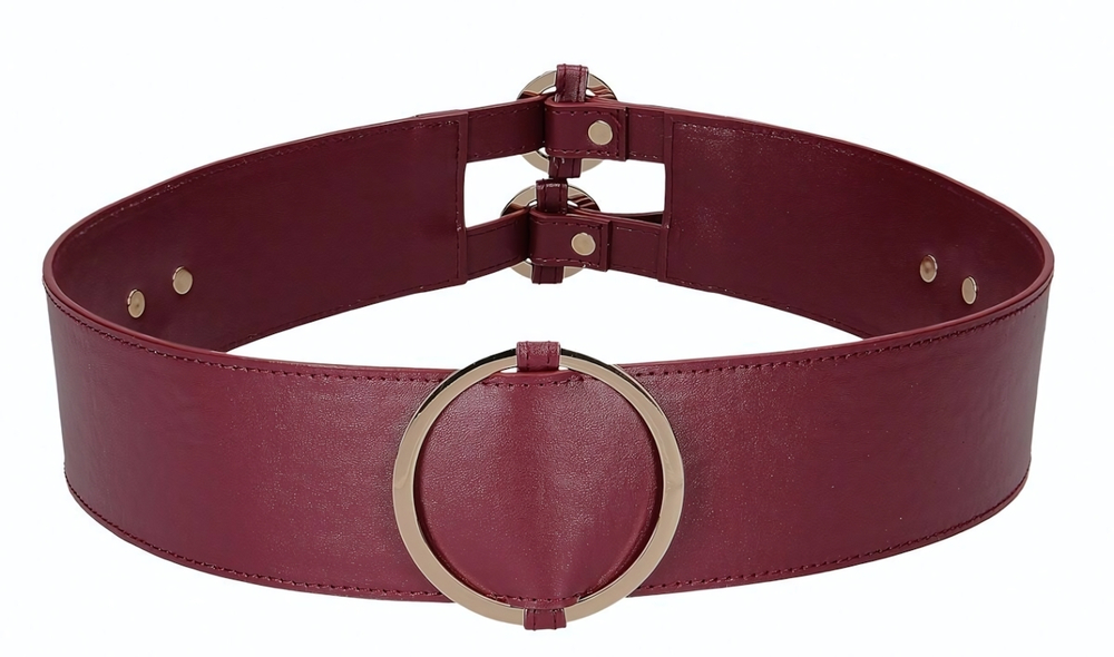 Бордовый ремень Halo Waist Belt - размер L-XL (Размер: L-XL) (Цвет: бордовый)