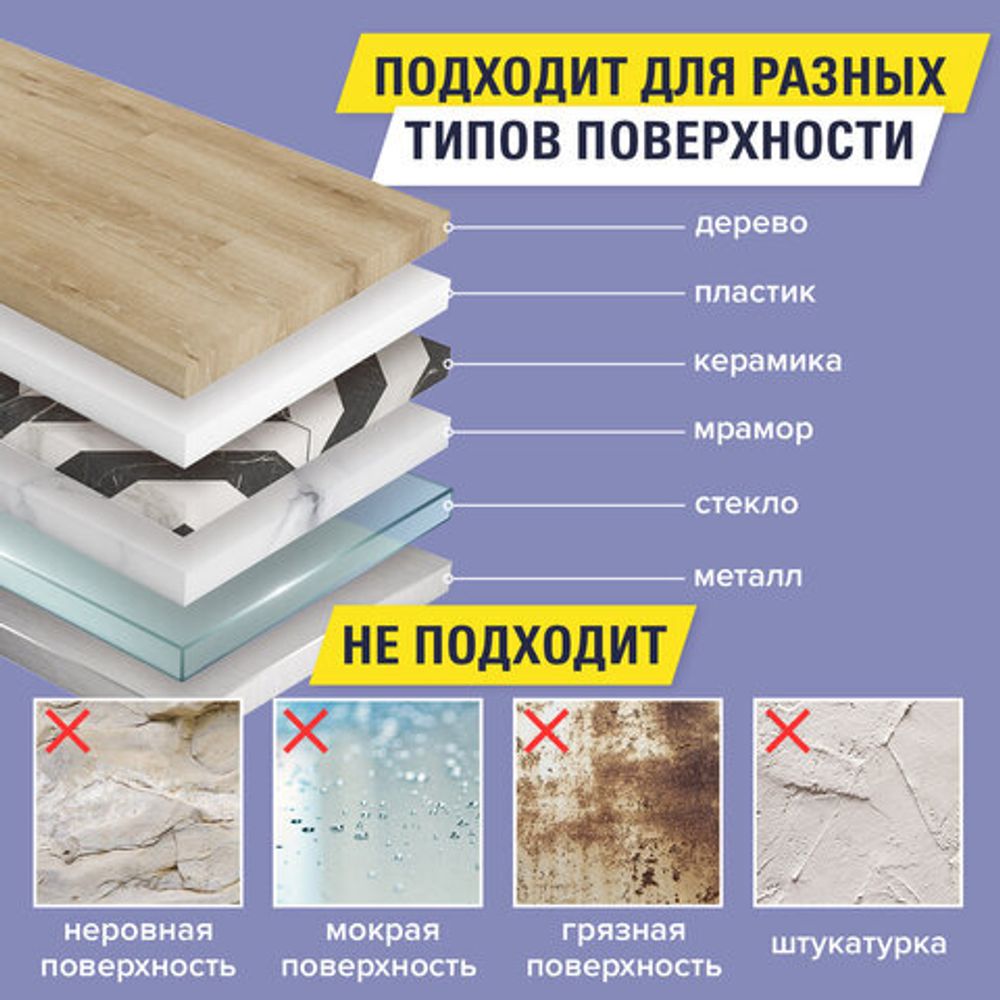 Монтажная прозрачная суперпрочная двухсторонняя лента 19 мм х 1,5 м, акриловая, 1 мм, BRAUBERG, 606423