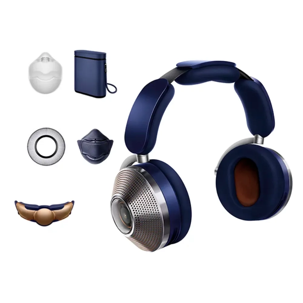 Беспроводные наушники Dyson Zone Absolute+, Prussian Blue/Bright Copper (Синий/Медный)