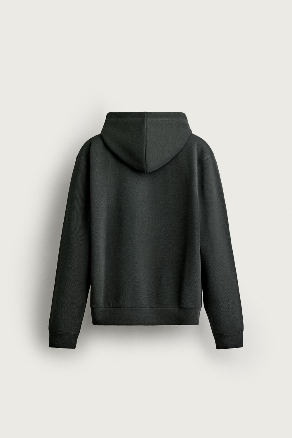 ХУДИ ПИКЕ С КОНТРАСТНЫМ КАПЮШОНОМ — ZARA