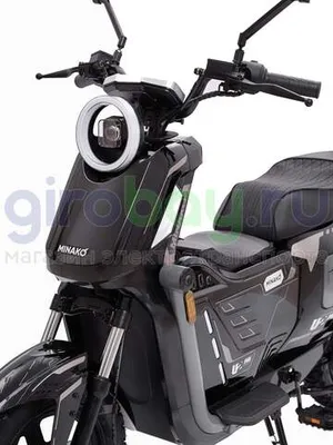 Электроскутер MINAKO U2 PRO 1500W (60V/45Ah) - Чёрный фото №5