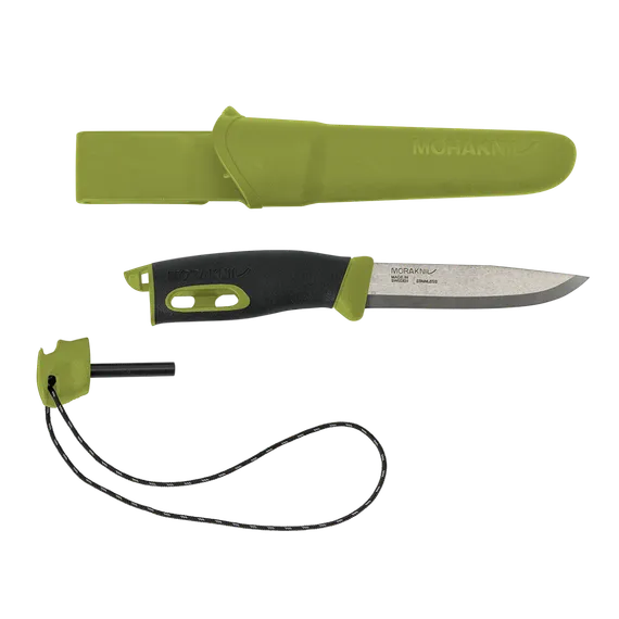 Нож Morakniv Companion Spark (S) Green, нержавеющая сталь, 13570