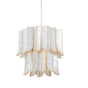 Corbett Cartagena Chandelier, 58 cm, Vintage Gold Leaf