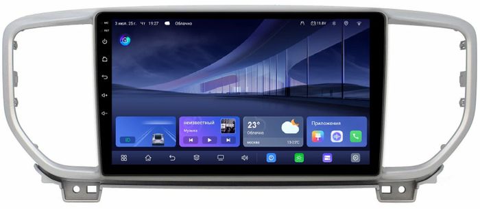 Магнитола для KIA Sportage 2016-2018 - Kuberg QLed, Android 14, TS105, Быстрейшая, CarPlay, SIM-слот