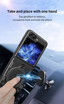 Чехол с кольцом Big Ring Case для Samsung Galaxy Z Flip 7 FE