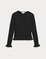 Кардиган в рубчик, приталенный крой - Marks & Spencer