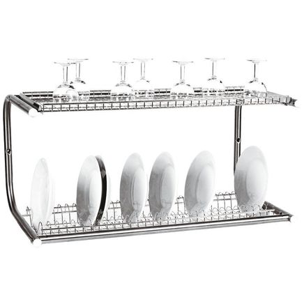 Сушилка двухъярусная настенная 87x30x20см PADERNO артикул 44029-00, PADERNO