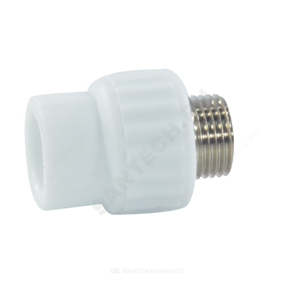 Муфта PP-R комбинированная белая Дн 25х1" НР VALFEX 10130225