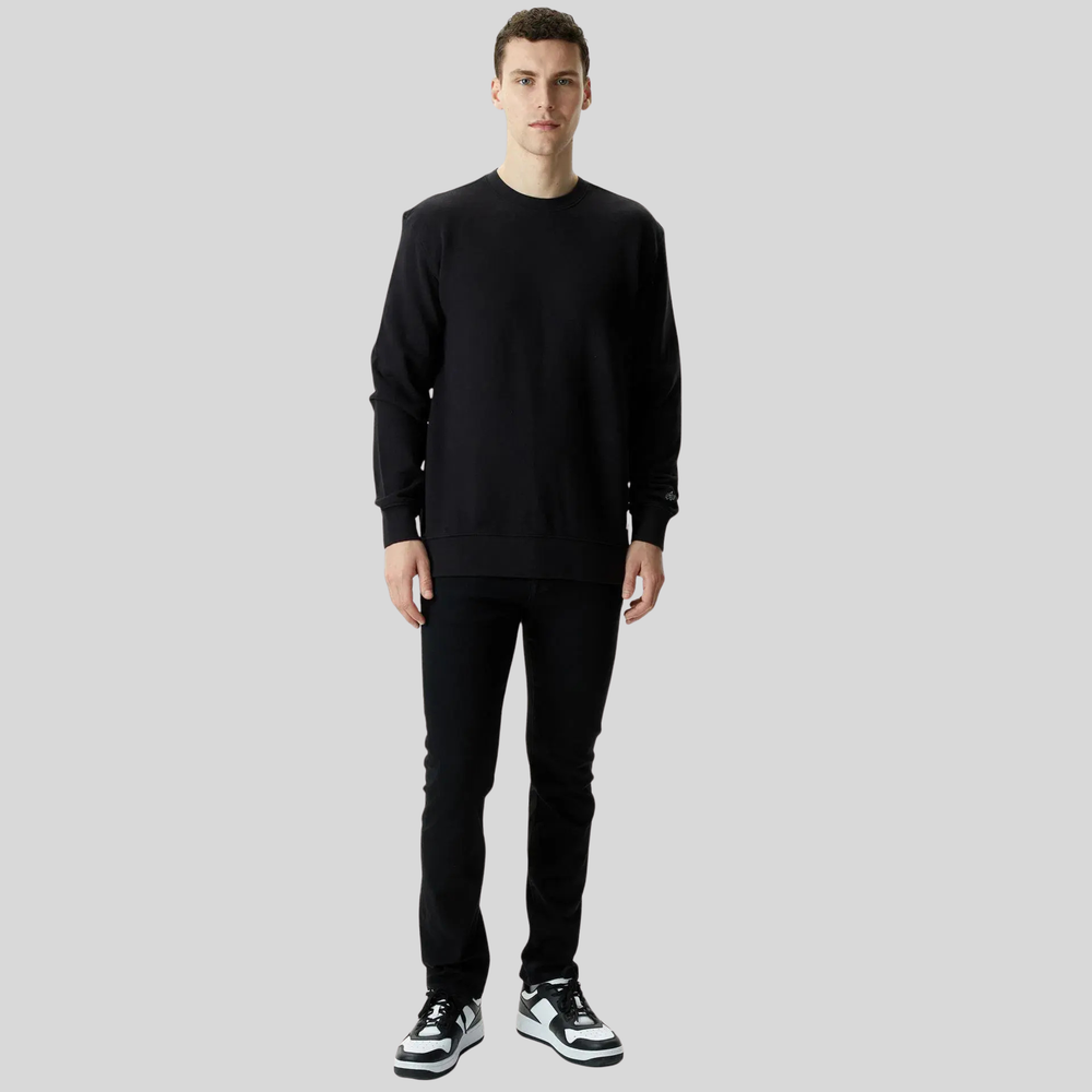 Свитшот Alpha Industries Essential French Terry Crewneck Black (Черный)