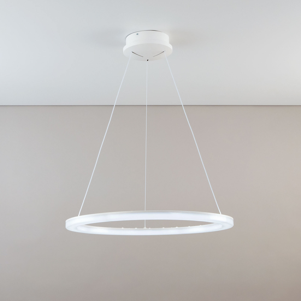 Citilux Электрон CL710B64S LED Люстра подвесная с пультом Белая