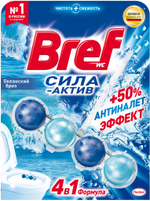 ЧИСТЯЩЕЕ СТРЕДСТО ДЛЯ УНИТАЗА БРЕФ СИЛА-АКТИВ ОКЕАН. БРИЗ 50 ГР