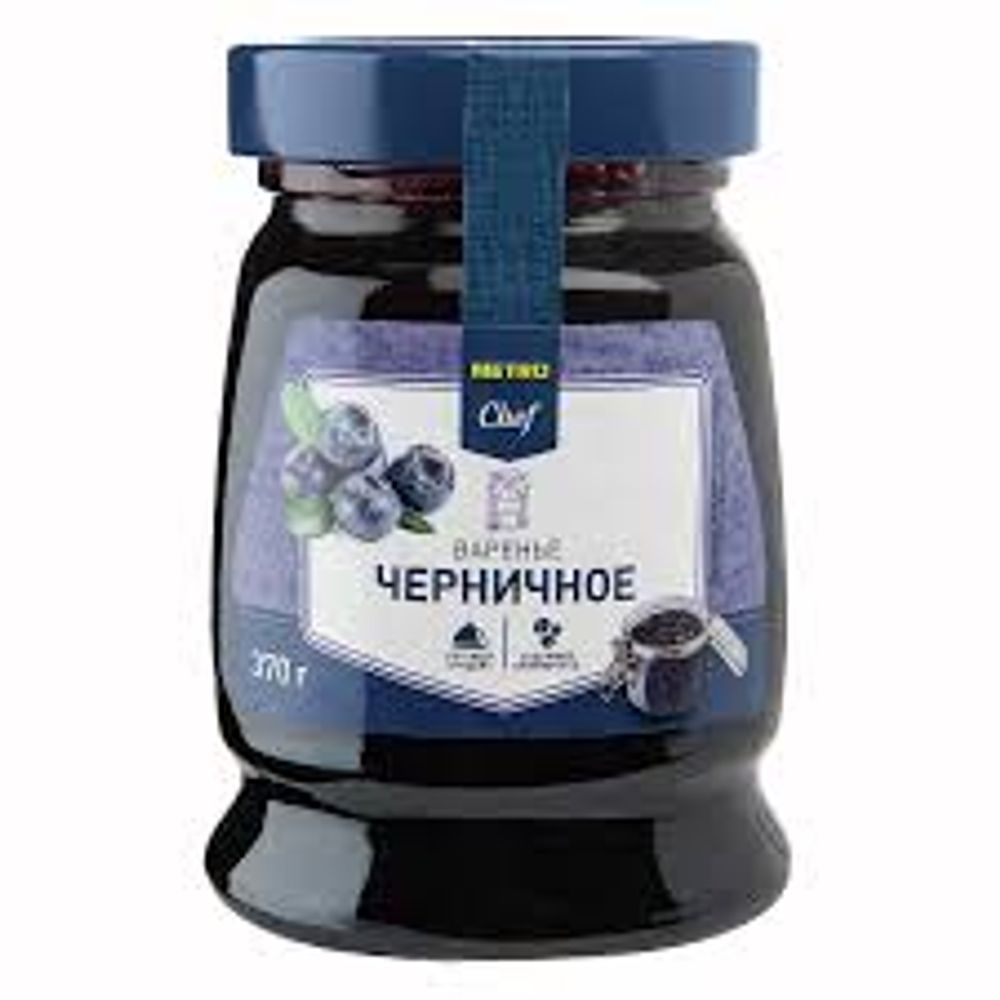 370Г ВАРЕНЬЕ METRO CHEF ЧЕРНИКА ДЕСЕРТНОЕ ДОМАШНЕЕ