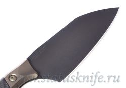 Нож Microtech Kitchen Santoku DLC Bolster Signature 3200B-1DLCCFSфотография - 6
