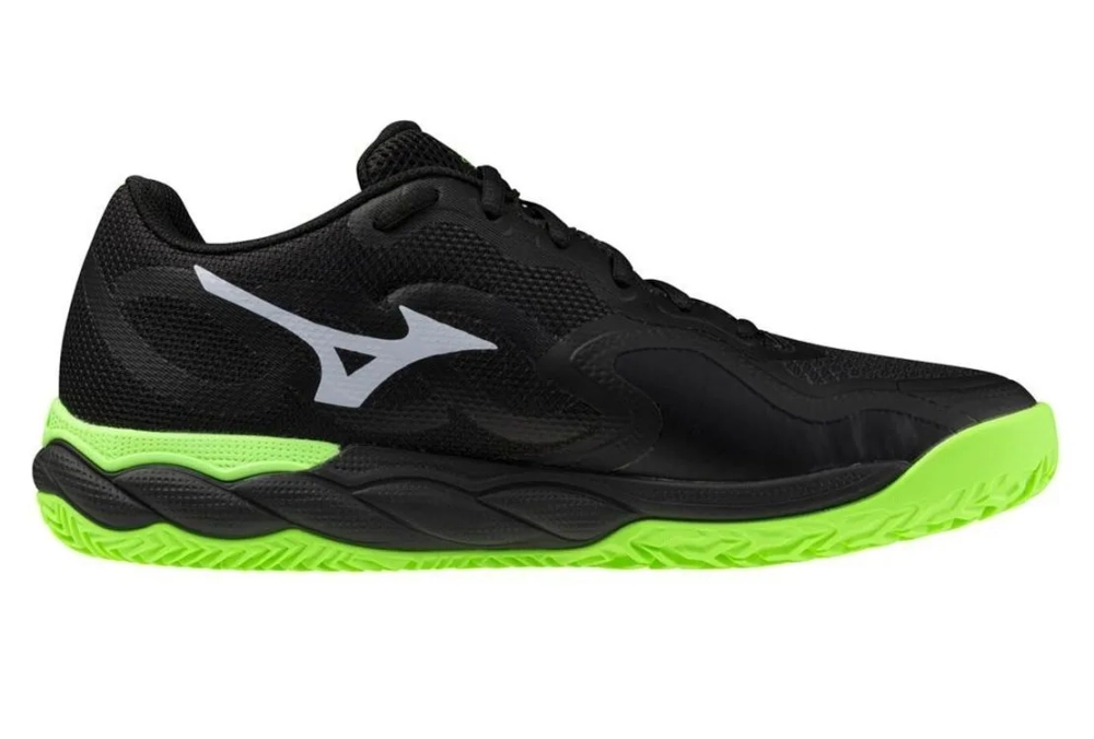 Мужские кроссовки для Padel Mizuno Wave Enforce Court Padel - black/foliage green/glowing