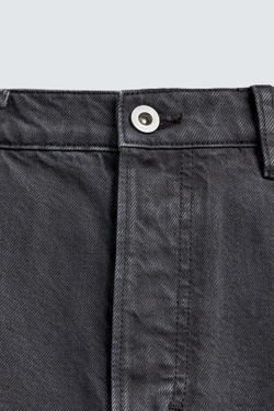 ZARA ДЖИНСЫ STRAIGHT FIT, СЕРО-СИНИЙ