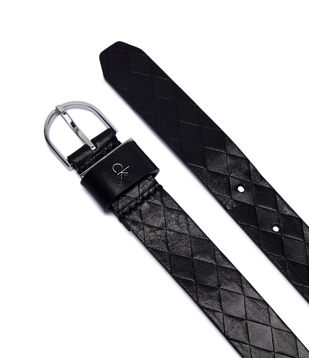 Кожаный ремень Calvin Klein - черный(K60K613152)