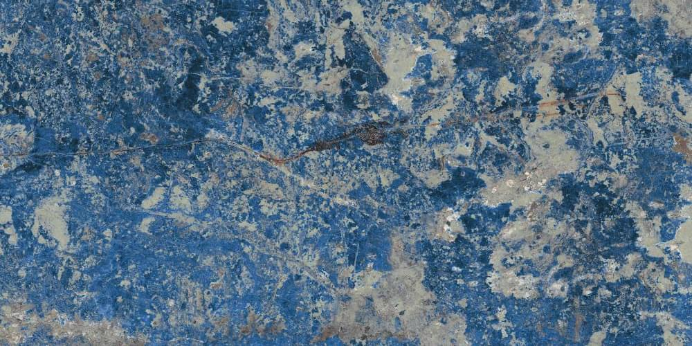 Rex Ceramiche Les Bijoux Sodalite Bleu Glossy 6 mm 60x120