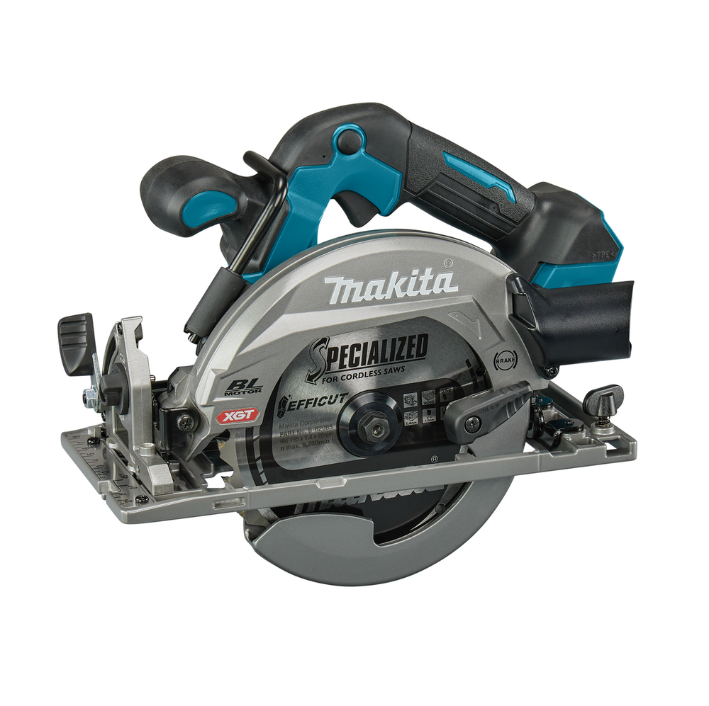 СУПЕР ЦЕНЫ! Аккумуляторная дисковая пила Makita XGT BL, AWS, 40В, диск 165 мм, 5200 об/мин, рез 41/57 мм HS012GZ