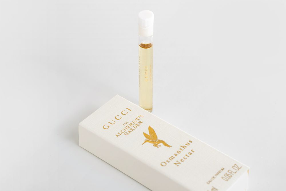 Пробник парфюмерной воды Osmantus Nectar от Gucci из коллекции The Alchemist's Garden