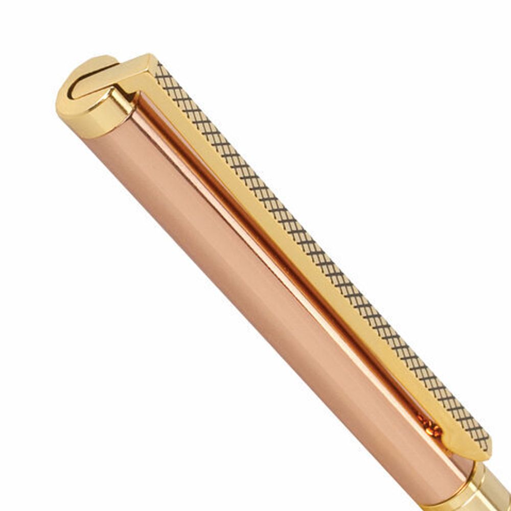 Ручка подарочная шариковая GALANT "ASTRON GOLD", корпус розовое золото, детали золотистые, узел 0,7 мм, синяя, 143526