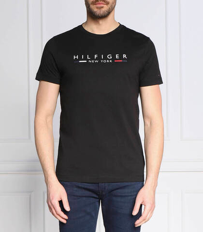 футболка hilfiger new york Tommy Hilfiger - черный(MW0MW29372)