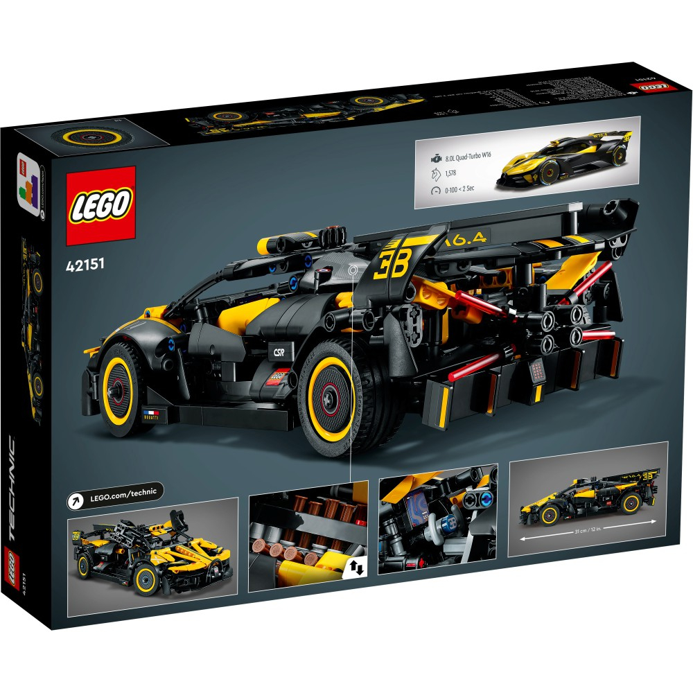 Конструктор LEGO Technic Bugatti Bolide 42151