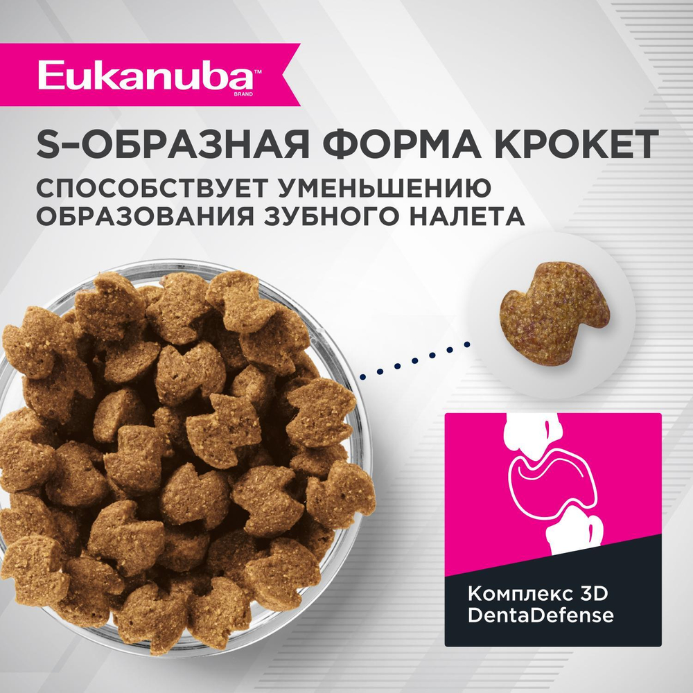 Сухой корм Eukanuba Adult Toy Breed 1+ years для взрослых собак миниатюрных пород с курицей 3,5 кг
